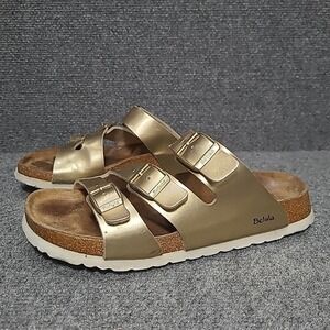 Betula Birkenstock Leo Gold Soft  Footbed Sandal Women's EU 38/ US 7 -7.5